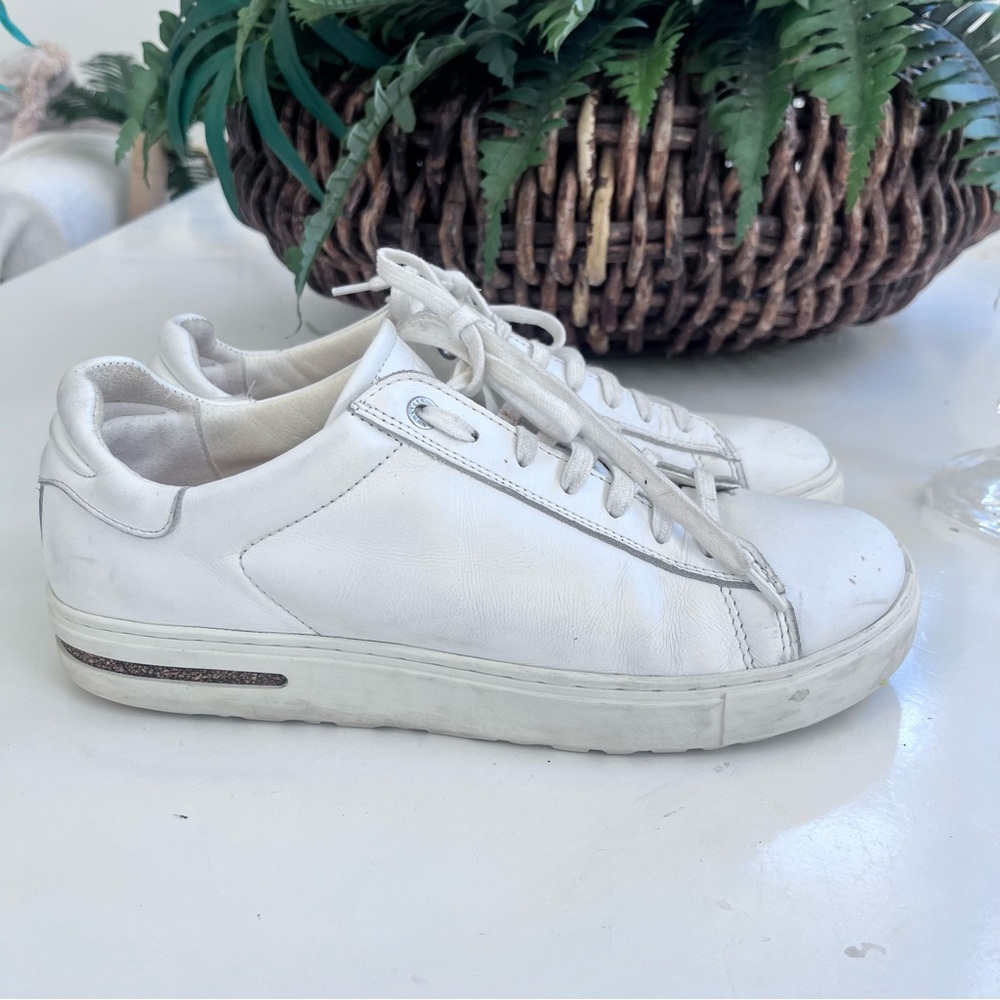Birkenstock Bend Low Leather Shoes White Sneakers Lace up EU 42 M9 L 11